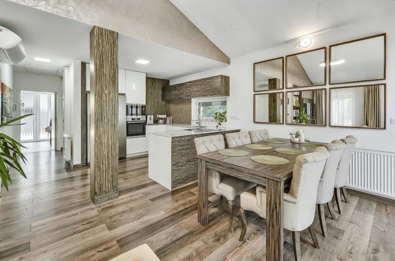 Kitchen and dining interior